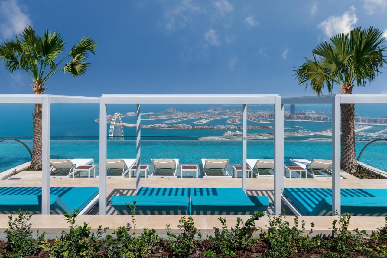 Address Beach Resort Dubai Exterior foto View of the Palm Jumeirah from the Westin Dubai